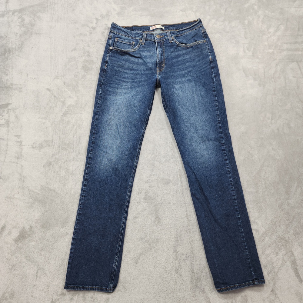 Signature By Levi Strauss & Co. Jeans Mens 32x32* Blue Straight Stretch Denim
